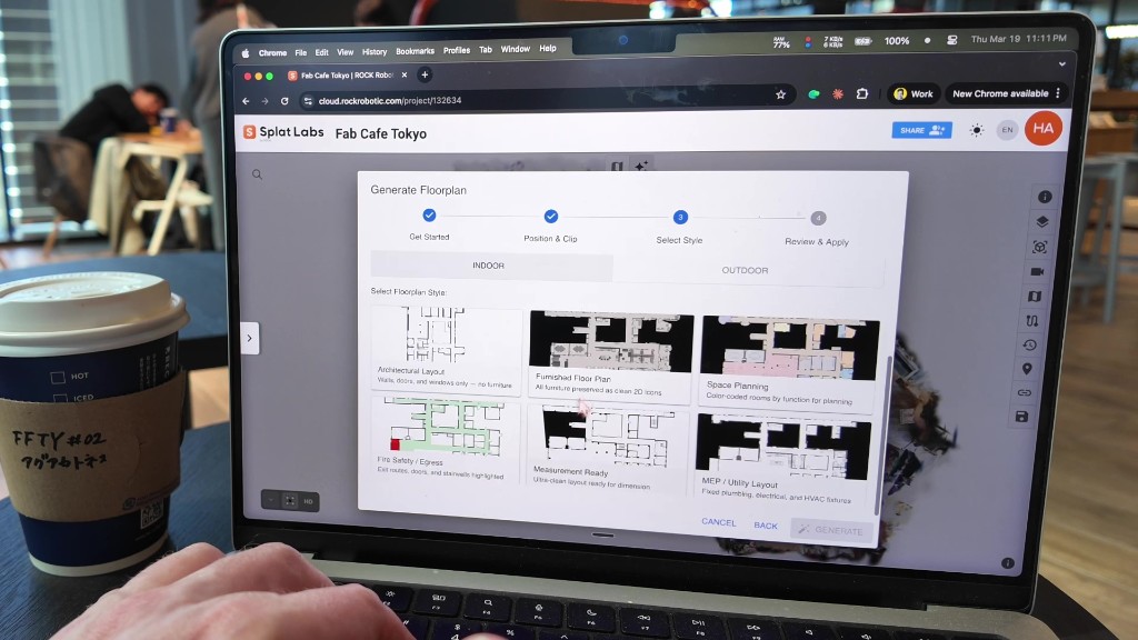 Indoor styles grid with Furnished Floor Plan