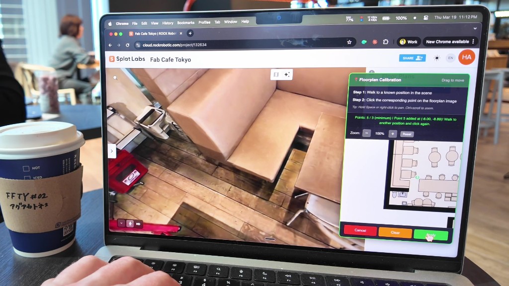 Apply button in Floorplan Calibration
