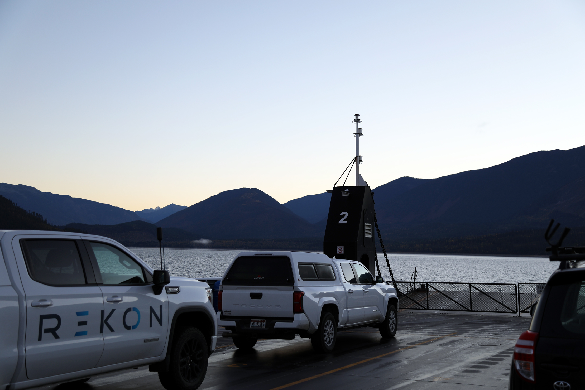 Rekon Solutions überquert den Kootenay Lake