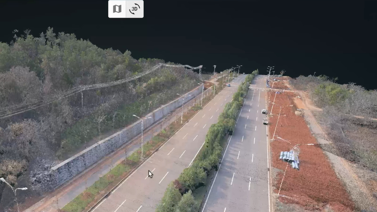 *Data point cloud collected at 150 meters (492 feet) above ground level (AGL) with ROCK Ultra*