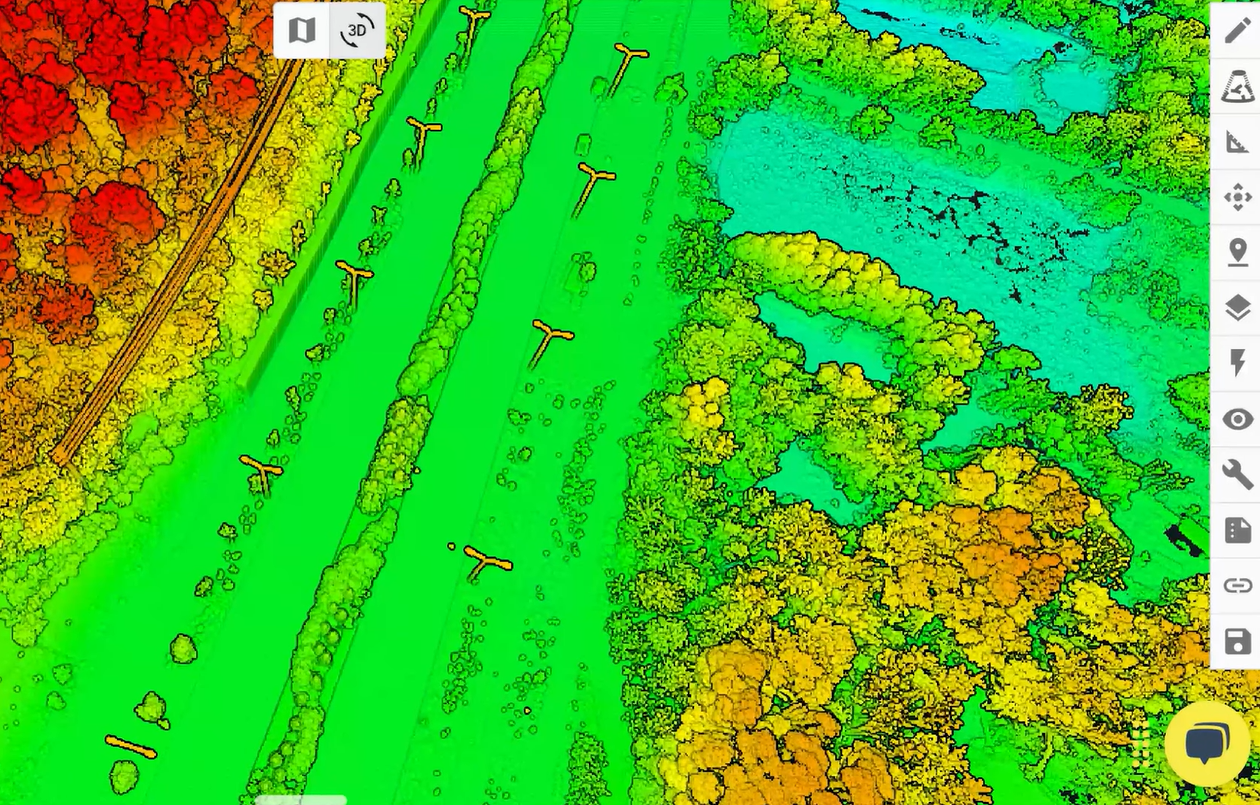 *ROCK Ultra’s 90° view covers 240m—ideal for fast utility mapping*