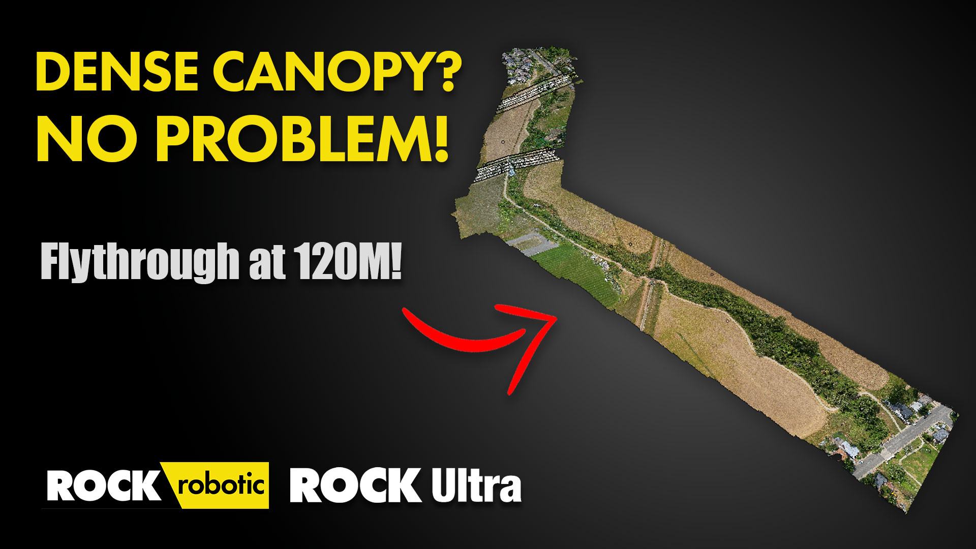 ROCK Ultra Project: Van Bibber Creek — High-Detail LiDAR Mapping at 120m Altitude